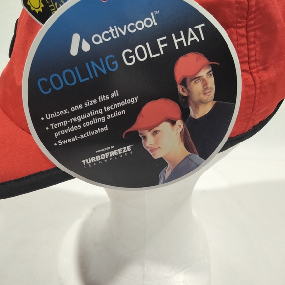 Activcool Upf3 Orange Cooling Golf Cap 